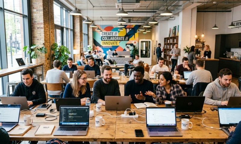 shared coworking space